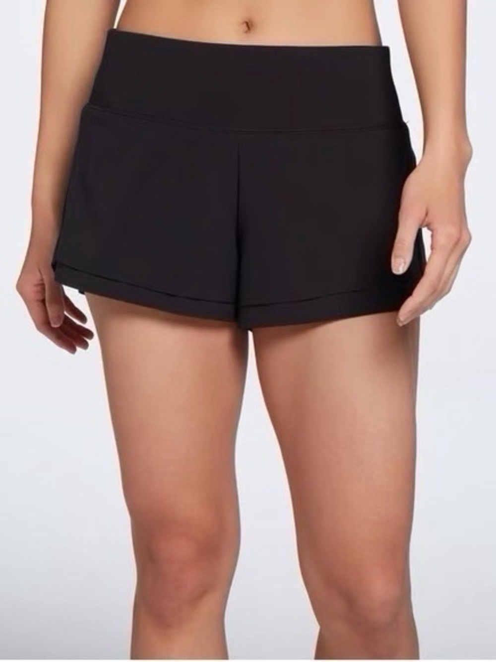 CALIA by Carrie Underwood XL Black Kick It Up Lined Activewear Athleisure Shorts